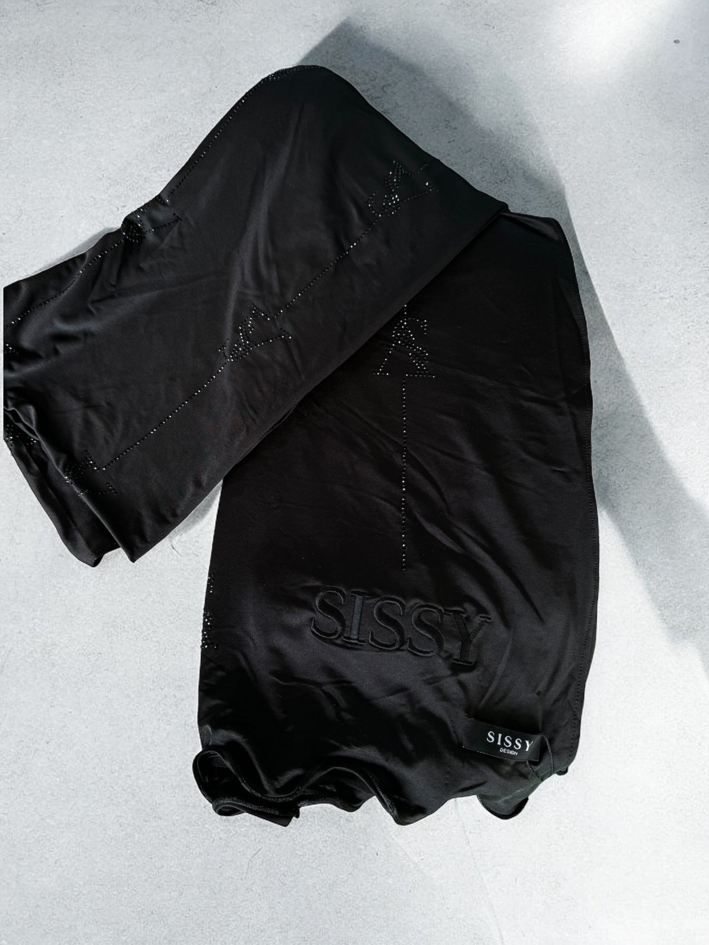 SISSY BLACK RHINESTONE